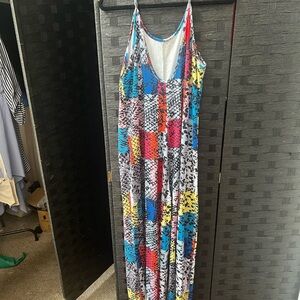 Colorful Patterned Jumpsuit